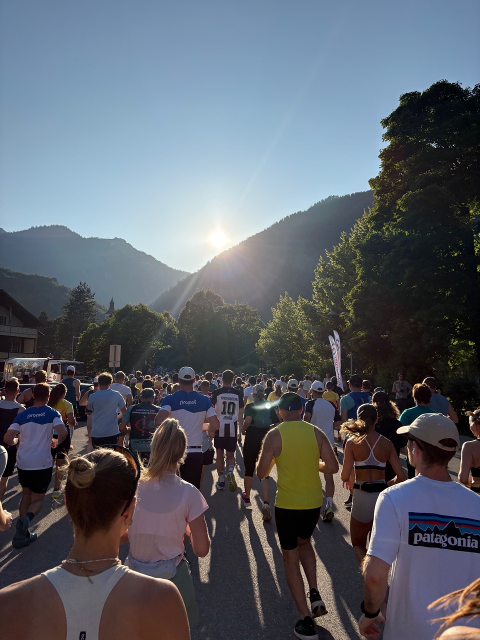 Marathon at Traunsee, early morning